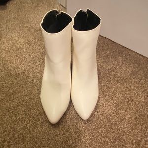 White booties! Size 8.